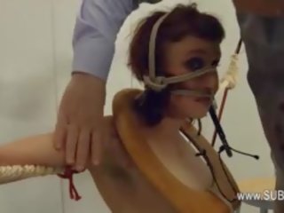 Cute BDSM Toilet Slut Fucked Anally Hard